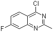 4-氯-7-氟-2-甲基喹唑啉分子结构 (CAS 1206694-32-7)