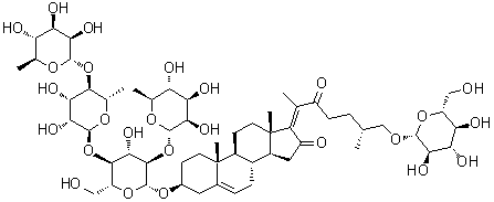 Parispseudoside C分子结构 (CAS 1206707-59-6)