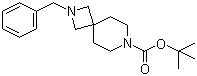 2-(苯基甲基)-2,7-二氮杂螺[3.5]壬烷-7-羧酸叔丁酯分子结构 (CAS 1206969-92-7)