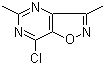 7-氯-3,5-二甲基异恶唑并[4,5-d]嘧啶分子结构 (CAS 1207175-20-9)