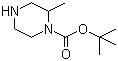 N-1-Boc-2-甲基哌嗪分子结构 (CAS 120737-78-2)