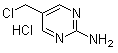 2-氨基-5-氯甲基嘧啶盐酸盐分子结构 (CAS 120747-86-6)
