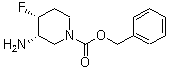 CAS 登录号：1207853-07-3, (3R,4S)-rel-3-氨基-4-氟-1-哌啶羧酸苯甲酯