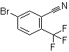 5-溴-2-(三氟甲基)苯甲腈分子结构 (CAS 1208076-28-1)
