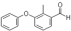 2-甲基-3-苯氧基苯甲醛分子结构 (CAS 1208078-43-6)