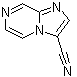 咪唑并[1,2-a]吡嗪-3-甲腈分子结构 (CAS 1208084-33-6)
