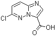 6-氯咪唑并[1,2-b]哒嗪-3-羧酸分子结构 (CAS 1208084-53-0)