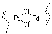 二聚氯化(1-甲基烯丙基)钯分子结构 (CAS 12081-22-0)