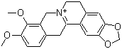 5,6,8,13-四氢-9,10-二甲氧基-苯并[g]-1,3-苯并二恶茂并[5,6-a]喹嗪分子结构 (CAS 120834-89-1)