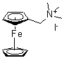 structure of CAS# 12086-40-7, N-(二茂铁甲基)三甲基铵碘化物