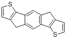 4,9-二氢-s-茚并[1,2-b:5,6-b']二噻吩分子结构 (CAS 1209012-31-6)