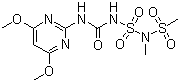 structure of CAS# 120923-37-7, Amidosulfuron