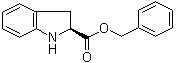 (S)-2,3-二氢-1H-吲哚-2-羧酸苄酯分子结构 (CAS 120925-75-9)
