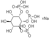 structure of CAS# 120965-76-6, D-myo-肌醇 1,2,6-三(磷酸二氢酯)钠盐