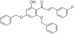 CAS # 120980-17-8, 3-(3-Fluorophenyl)-1-[2-hydroxy-4,6-bis(phenylmethoxy)phenyl]-2-propen-1-one