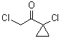 structure of CAS# 120983-72-4, 1-Chloro-1-chloroacetylcyclopropane