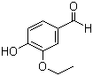 structure of CAS# 121-32-4, Ethyl vanillin