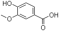 structure of CAS# 121-34-6, Vanillic acid