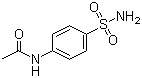 structure of CAS# 121-61-9, 4-Acetamidobenzenesulfonamide