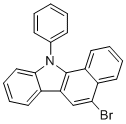 5-溴-11-苯基-11H-苯并[a]咔唑分子结构 (CAS 1210469-09-2)