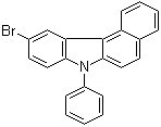 10-溴-7-苯基-7H-苯并[c]咔唑分子结构 (CAS 1210469-11-6)