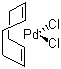 (1,5-环辛二烯)二氯化钯(II)分子结构 (CAS 12107-56-1)
