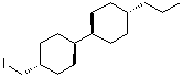 [反式(反式)]-4-(碘甲基)-4'-丙基-1,1'-联环己烷分子结构 (CAS 121071-19-0)