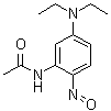 N,N-二乙基-3-乙酰氨基-4-亚硝基苯胺分子结构 (CAS 121081-57-0)