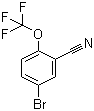 5-溴-2-(三氟甲氧基)苯腈分子结构 (CAS 1210906-15-2)
