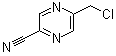 5-(氯甲基)-2-氰基吡嗪分子结构 (CAS 1211526-07-6)
