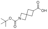 2-(叔-丁氧羰基)-2-氮杂螺[3.3]庚烷-6-羧酸分子结构 (CAS 1211526-53-2)