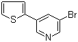 CAS # 1211541-09-1, 3-Bromo-5-(2-thienyl)pyridine