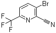 CAS 登录号：1211583-96-8, 3-溴-6-(三氟甲基)-2-吡啶甲腈
