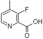CAS # 1211587-40-4, 3-Fluoro-4-methyl-2-pyridinecarboxylic acid