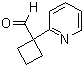 1-(2-吡啶基)环丁烷甲醛分子结构 (CAS 1211593-36-0)