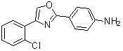 4-[4-(2-氯苯基)-2-恶唑基]苯胺分子结构 (CAS 1211594-43-2)