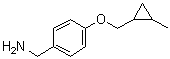 4-[(2-Methylcyclopropyl)methoxy]benzenemethanamine molecular structure (CAS 1211594-46-5)