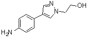 CAS 登录号：1211594-59-0, 4-(4-氨基苯基)-1H-吡唑-1-乙醇