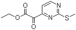 structure of CAS# 1211595-04-8, (2-甲硫基嘧啶-4-基)-2-氧代乙酸乙酯