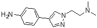 CAS # 1211596-08-5, 4-(4-Aminophenyl)-N,N-dimethyl-1H-pyrazole-1-ethanamine