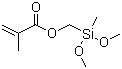 structure of CAS# 121177-93-3, (二甲氧基)(甲基丙烯酰基氧基甲基)(甲基)硅烷