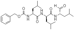 N-[(苯基甲氧基)羰基]-L-亮氨酰-N-[(1S)-1-甲酰基-3-甲基丁基]-D-亮氨酰胺分子结构 (CAS 1211877-36-9)