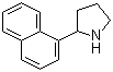 2-(萘-1-基)吡咯烷分子结构 (CAS 121193-91-7)