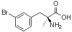3-溴-alpha-甲基-L-苯丙氨酸分子结构 (CAS 1212117-73-1)