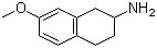 (S)-2-氨基-7-甲氧基四氢萘分子结构 (CAS 121216-42-0)