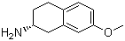 (R)-2-氨基-7-甲氧基四氢萘分子结构 (CAS 121216-43-1)