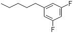 1,3-二氟-5-戊基苯分子结构 (CAS 121219-25-8)