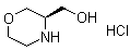(R)-3-吗啉甲醇盐酸盐分子结构 (CAS 1212377-10-0)
