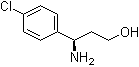 (gammaR)-gamma-氨基-4-氯苯丙醇分子结构 (CAS 1213362-28-7)