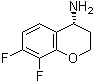 (4R)-7,8-二氟-3,4-二氢-2H-1-苯并吡喃-4-胺分子结构 (CAS 1213550-52-7)